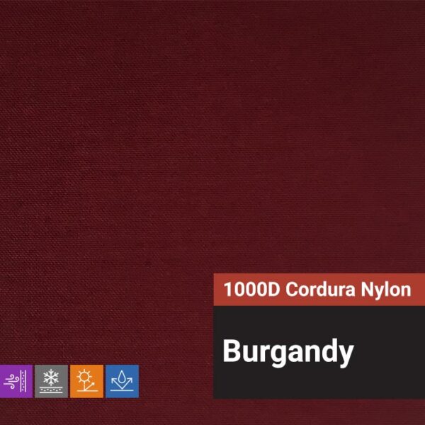 1000D Cordura Nylon - Solid Burgandy