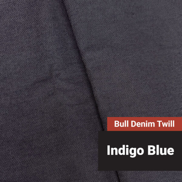 Blue Denim Twill - Indigo Blue