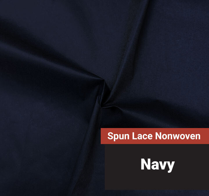Spun Lace Nonwoven – Solid Navy – 3 oz. – 57″