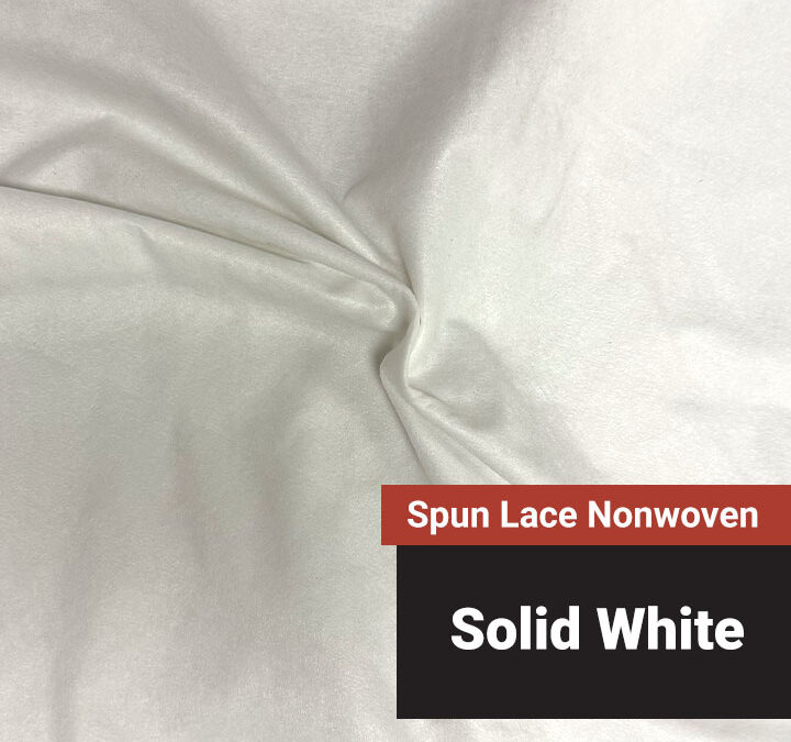 Spun Lace Nonwoven – Solid White – 3 oz. – 57″